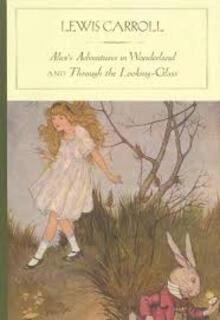 Alice's Adventure in Wonderland and Through the Looking- Glass (hardcover, used, good condition)