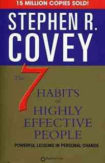The 7 Habits of Highly Effective people ( used, paperback, good condition )
