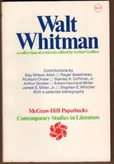 Walt Whitman (used, paperback, good condition)