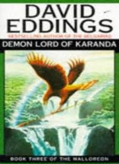 Demon Lord Of Karanda (used, paperback, Average condition)