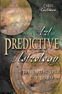 The Art Of Predictive Astrology (used, paperback, good condition)