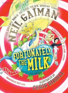 Fortunately, The Milk (used, paperback, good condition)