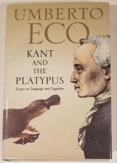 Kant and the Platypus (used, good condition, hardcover)