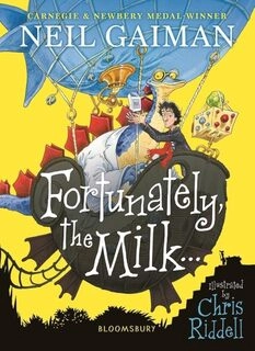 Fortunately, The Milk (paperback, used, good condition)