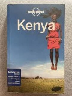 Lonely Planet Kenya: Travel Guide (paperback, used, good condition)