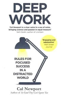 DEEP WORK: RULES FOR FOCUSED SUCCESS IN A DISTRACTED WORLD (paperback, used, good condition)