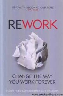 REWORK change the way you work forever (used,paper cover, good condition)