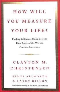 How Will You Measure your Life ? (used,paper cover, good condition)