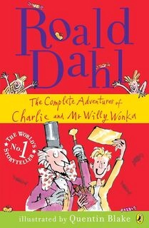 The Complete Adventures of charlie and Mr willy Wonka (used, paper back,good condition)