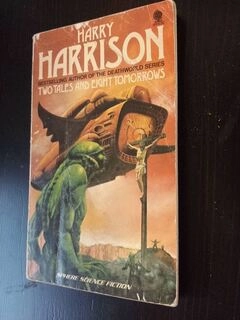 Two Tales and Eight Tomorrows (used,paper back,good condition)