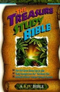 The Treasure study bible (used,hard cover, good condition)