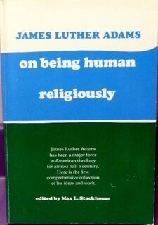 On being human religiously (used,paper back,good condition)