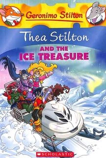 thea stilton and the ice treasure (used,paper back,good condition)