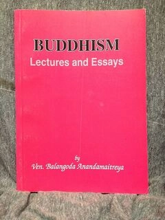 Buddhism lectures and essays (used,paper back,good condition)