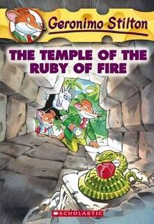 The temple of the ruby of fire (used,paper back,good condition)