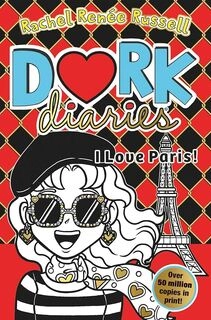 Dark diaries i love paris (used,paper back,good condition)