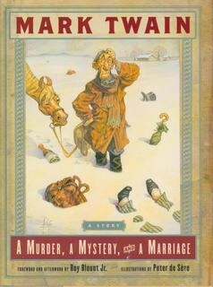 A murder,A mystery, and A marriage (used,hard cover, good condition)