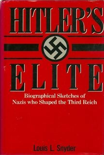 Hitler's Elite  (used,hard cover,good condition)