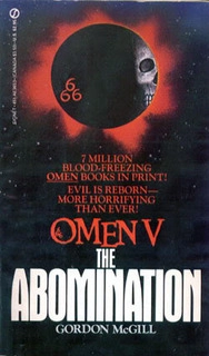 omen v the abomination (used,paper back,good condition)