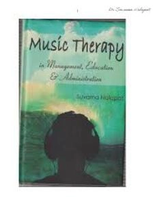 Music Therapy in Management, Education & Administration (used, hardcover, good condition)