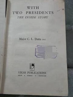with two presidents (used,paper back,good condition)