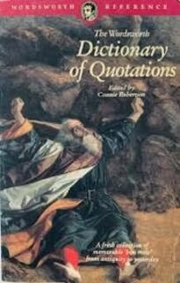 the wordsworth dictionary of quotations (used,paper back,good condition)