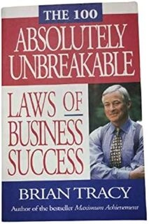 absolutely unbrekable laws of business success (used,paper back,good condition)