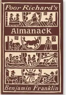 poor richard's almanack (used,hard cover,good condition)