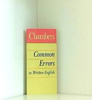 chambers common errors in written english (used,paper back, good condition)