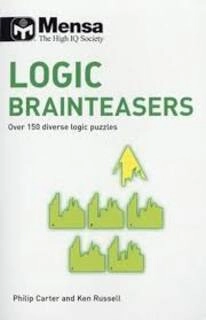 logic brainteasers (used,paper back, good condition)