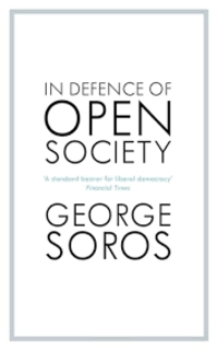 in defence of open society (used,hard cover,good condition)