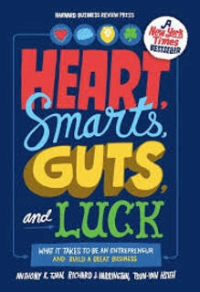 heart,smarts, guts,and luck (used,hard cover,good condition)