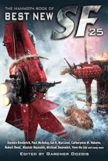 the mammoth book of best new SF25 (used,paper back, good condition)