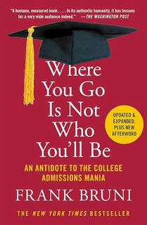 where you go is not who you'll be (used,paper back, good condition)