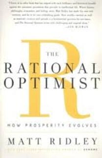 the rational optimist (used,paper back, good condition)