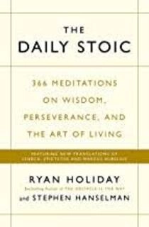 the daily stoic (used,paper back, good condition)