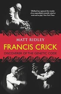 francis crick discover of the genetic code (used,hard cover,good condition)