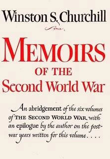 memories of the second world war (used,hard cover,good condition)