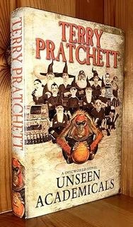 unseen academicals (used,hard cover,good condition)