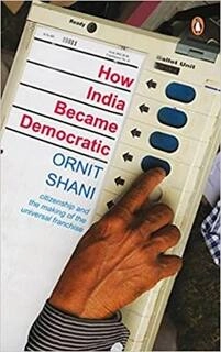 how india became democratic (used,hard cover,good condition)