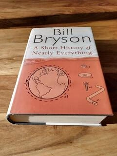 A short history of nearly everything (used,hard cover,good condition)