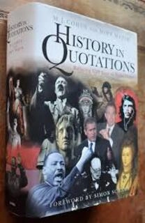 history in quotations (used,hard cover,good condition)