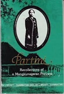 recollections of a mangkunagaran princess (used,paper back, good condition)