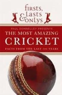 firsts &lasts onlys the most amazing cricket (used,paper back, good condition)