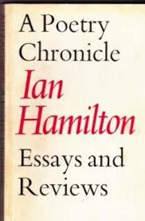a poetry chronicle essays and reviews (used,paper back, good condition)