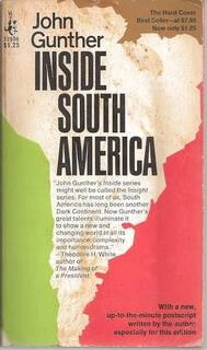 inside south america (used,paper back, good condition)