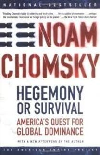 hegemony or survival (used,hard cover,good condition)