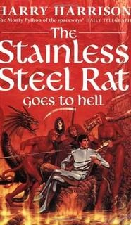 the stainless steel rat goes to hell (used,paper back, good condition)