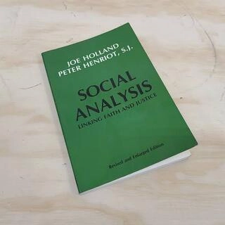 social analysis linking faith and justice (used,paper back, good condition)