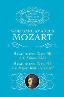 symphony no.40 in g minor,K550 (used,paper back, good condition)
